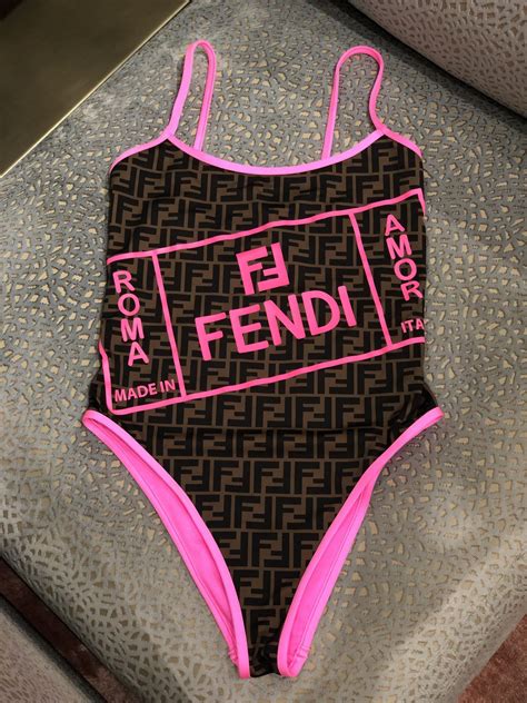 fendi swim sale|fendi neon bikini.